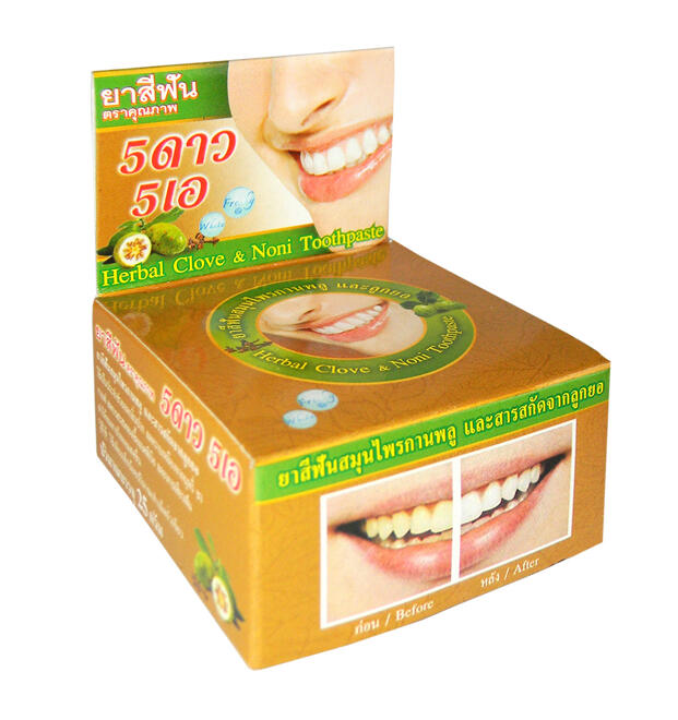 Круглая Зубная паста 5Star с нони 25 гр