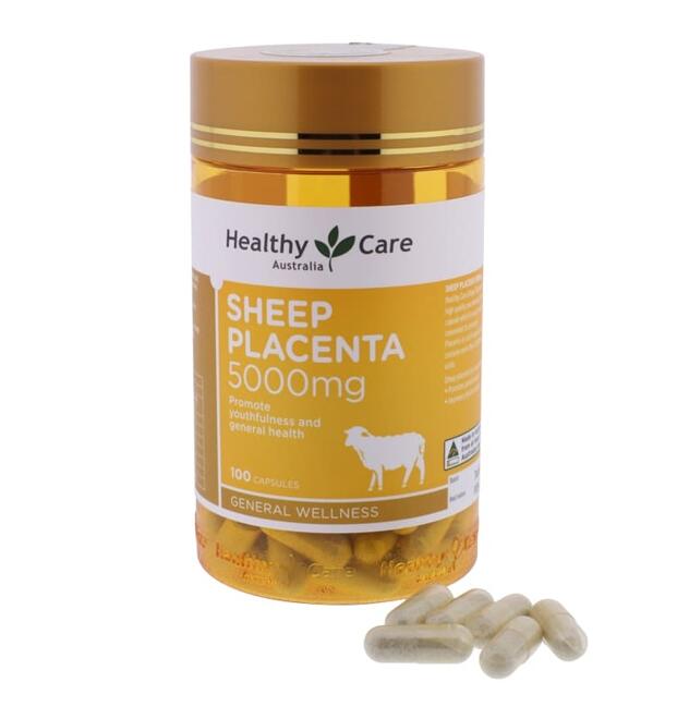 Овечья плацента в капсулах по 5000 мг Healthy Care 100 шт