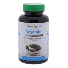 Сезамин Черный Кунжут капсулы Herbal One 60 шт