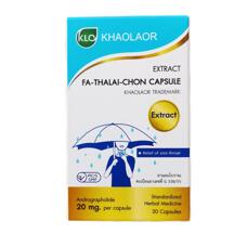Андрографис Фа Талай Джон в капсулах Khaolaor 30 шт