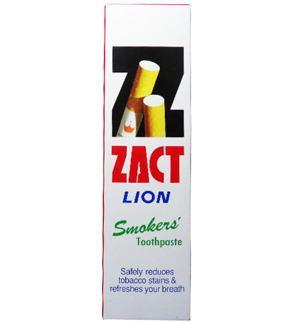 Зубная паста для курильщиков Zact Lion 160 гр