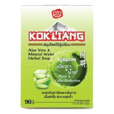 Мыло с алоэ вера и минеральной водой Kokliang 90 гр