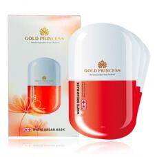 Тканевая маска отбеливающая Gold Princess 5 шт