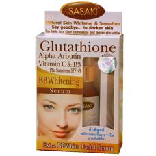 Осветляющая сыворотка с глутатионом SPF50 Sasaki 15 мл