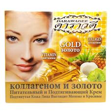 Подтягивающий крем для лица с коллагеном и золотом Darawadee 100 мл