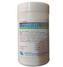 Таблетки с миноксидилом Loxidil 5 мг (Minox) для роста волос 100 шт