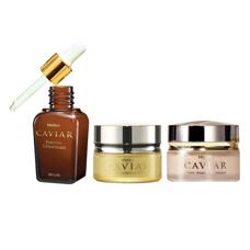 Сыворотка + ночной и дневной крем с черной икрой Caviar Mistine