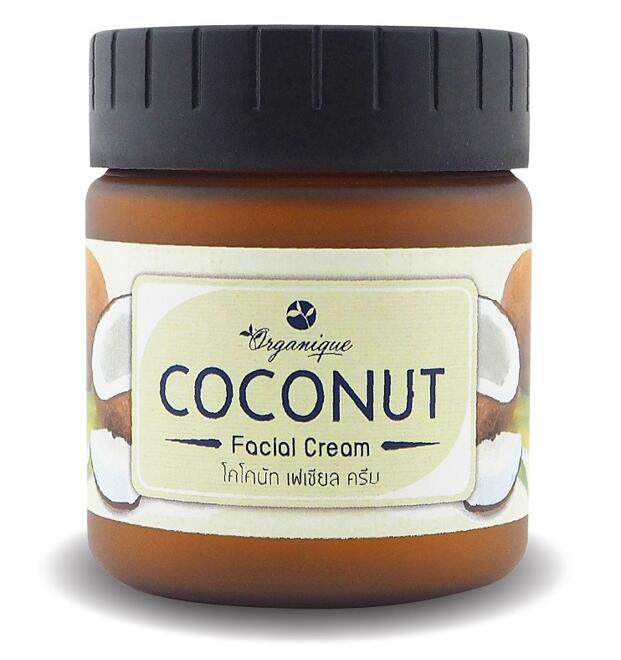 Крем для лица с маслом кокоса Organique 150 гр
