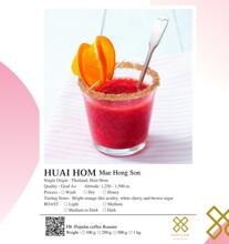 Зерновой кофе с ароматом апельсина и белой вишни Huai Hom 3 вида обжарки