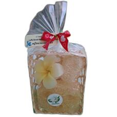 Мыло с жасмином и скраб - мочалка из люфы Lilawadee Herb 80 гр