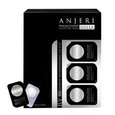 Ночная маска - сыворотка Anjeri Silver (серебро) 10 шт