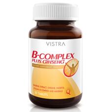Комплекс витаминов B с женьшенем Vistra 30 таблеток