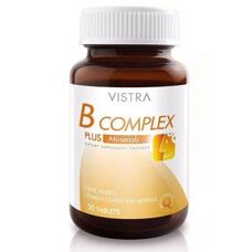 Комплекс витаминов B с минералами Vistra 30 таблеток