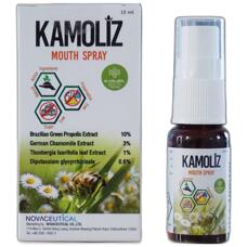 Спрей для горла с ромашкой и прополисом Kamoliz 15 мл