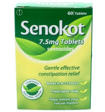 Таблетки Сенокот Senokot от запоров 60 шт
