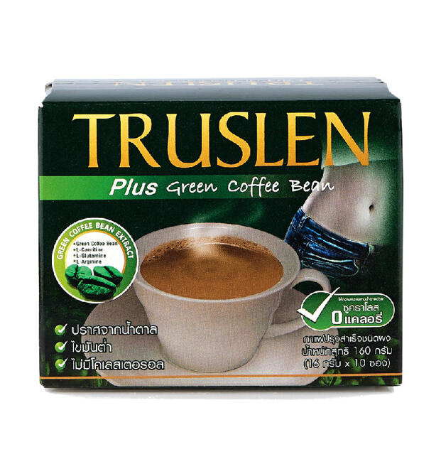 Растворимый кофе с добавлением зеленого кофе для похудения Truslen Plus 160 гр