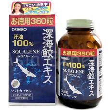 Японский сквален из печени акулы Orihiro 360 шт