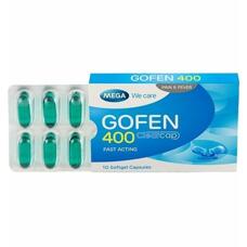 Обезболивающее средство мягкие капсулы Гофен (Gofen) 400 10 капсул