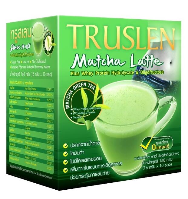 Зеленый чай Матча Латте с протеином Truslen 160 гр