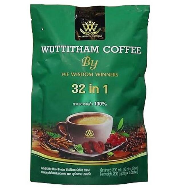 Кофейный напиток 32-в-1 для здоровья Wuttitham 300 гр