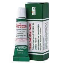 Мазь - паста от стоматита и болезней полости рта Trinolone Nida
