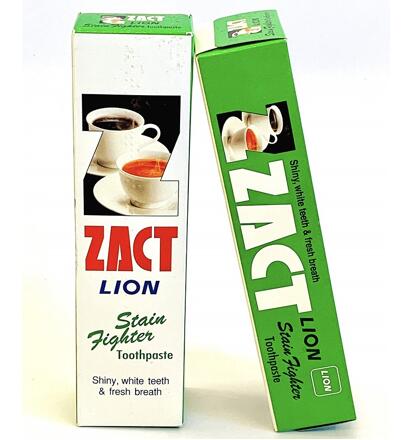 Зубная паста для любителей кофе и чая Zact Lion 160 гр