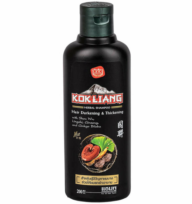 Безсульфатный шампунь для темных волос KokLiang 100 или 200 мл