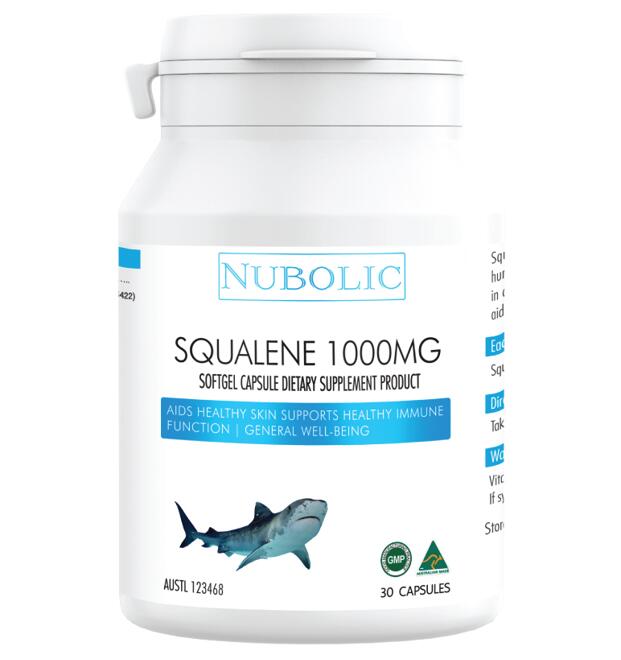 Акулий Сквален - жир из печени акулы 1000 мг 30 капсул