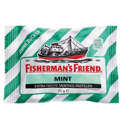 Конфеты от кашля и боли в горле Fisherman's Friend 25 гр 3 вкуса