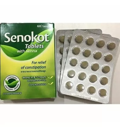 Таблетки Сенокот Senokot от запоров 100 шт